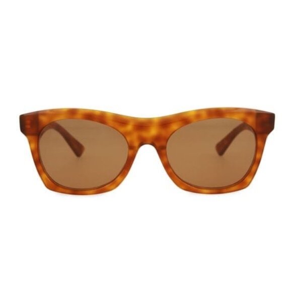 NWT BOTTEGA VENETA HAVANA-HAVANA BROWN SUNGLASSES JAPAN 🇯🇵 Made BV1061S UNISEX - Picture 2 of 16